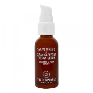Youth To The People - 15% Vitamin C+ Clean Caffeine Energy Serum – Serum Energetyzujące Z Kofeiną - Yerba Mate Vitamin C+ Energy Serum 30ml - Dla Kobi