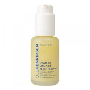 Olehenriksen - Dewtopia 20% Acid Night Treatment - Serum Nocne Wyrównujące Koloryt Z Aha I Pha - Transform Dewtopia Night Treatment 30ml - Dla Kobiet