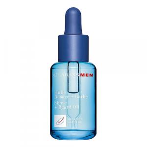 Clarins - Clarinsmen Shaving + Beard Oil - Olejek Do golenia + Pielęgnacja Brody - Clarins Men Huile Rasage Et Barbe - Dla Kobiet