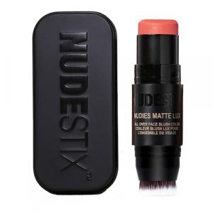 Nudestix - Nudies All Over Face Matte Lux — Róż W Sztyfcie - Nudies Matte Lux Blush - Juicy Melons - Dla Kobiet