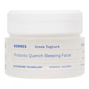 Korres - greek Yoghurt - Krem Na Noc Z Probiotykami - Korres greek Yogurt Nigh 40ml - Dla Kobiet