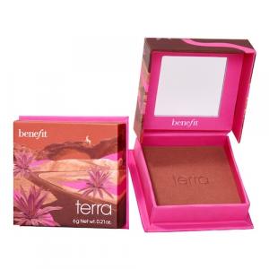 Benefit Cosmetics - Terra - Róż Do Policzków W Odcieniu Złotoczerwonej Cegły - Box O' Powder Terra Full Size - Dla Kobiet