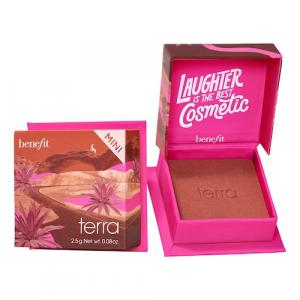 Benefit Cosmetics - Mini Terra - Mini Róż Do Policzków W Odcieniu Złotoczerwonej Cegły - Box O' Powder Terra Mini - Dla Kobiet