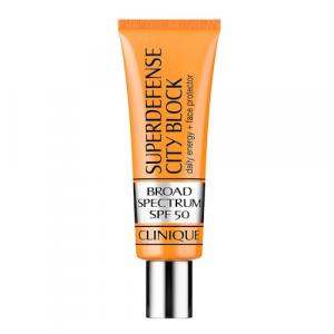 Clinique - Superdefense City Block Broad Spectrum Spf 50 – Krem Z Filtrem Przeciwsłonecznym - Super Defense City Block Spf50 40ml - Dla Kobiet