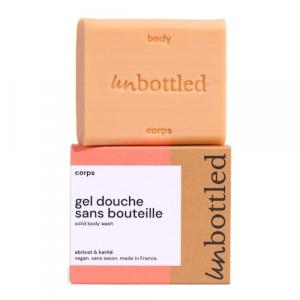 Unbottled - gel Douche Sans Bouteille Abricot & Karité – Kostka Myjąca Do Ciała - Shower Bar - Apricot & Shea 132g - Dla Kobiet