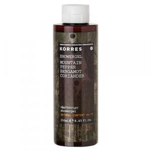 Korres - Żel Pod Prysznic O Zapachu Pieprzu górskiego, Bergamotki I Kolendry - 250 ml - Dla Kobiet