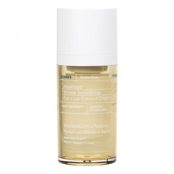 Korres - White Pine Meno-reverse - Ujędrniający Krem Pod Oczy - White Pine Eye And Lips Cream - Dla Kobiet