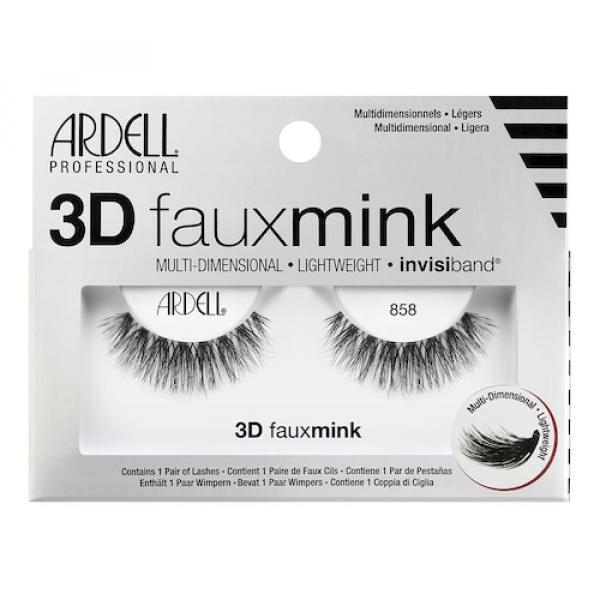 Ardell - 3d Faux Mink 858 - Rzęsy Na Pasku - Ardell 3d Faux Mink Eyes 858 - Dla Kobiet