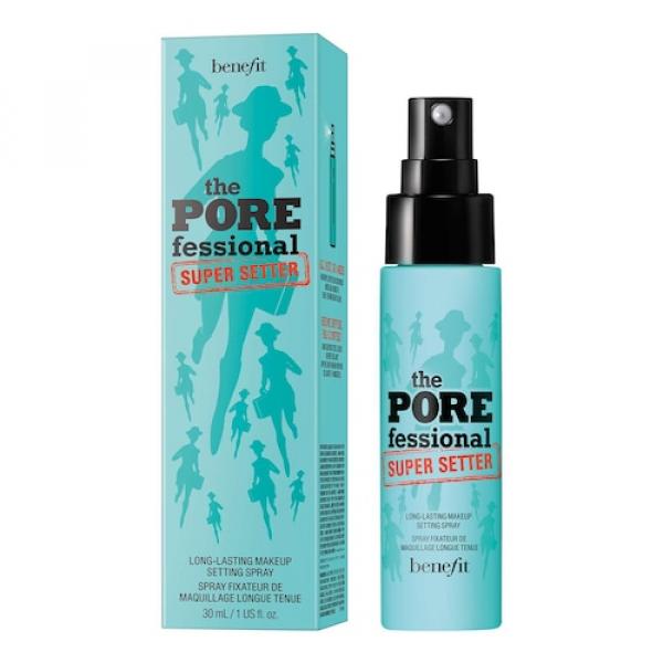 Benefit Cosmetics - Mini The Porefessional Super Setter - Spray Utrwalający Makijaż - The Porefessional Primer Supersette Mini - Dla Kobiet
