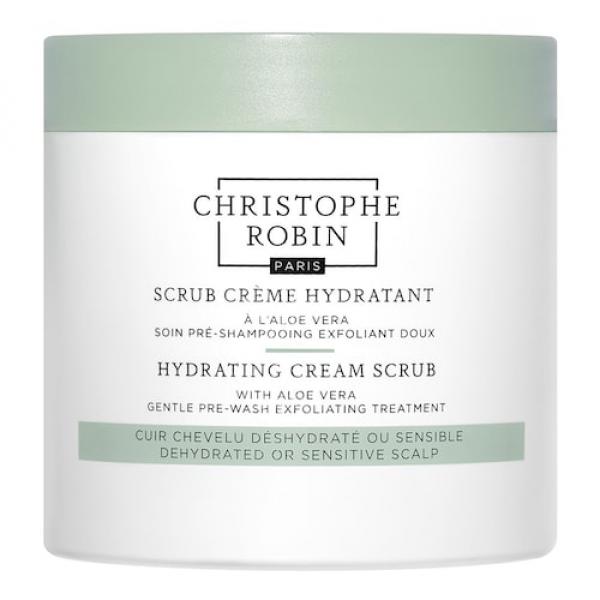 Christophe Robin - Hydrating Cream Scrub - Nawilżający Peeling Do Skóry głowy - Hydrating Cream Scrub 250ml - Dla Kobiet