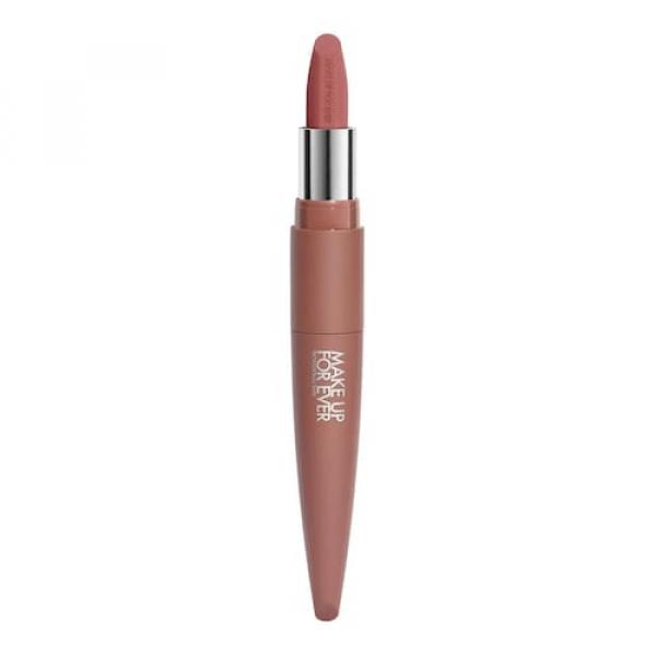 Make Up For Ever - Pomadka Rouge Artist Velvet Nude — Matowa Aksamitna Pomadka Do Ust - Rouge Artist Velvet Nude 111 - Dla Kobiet