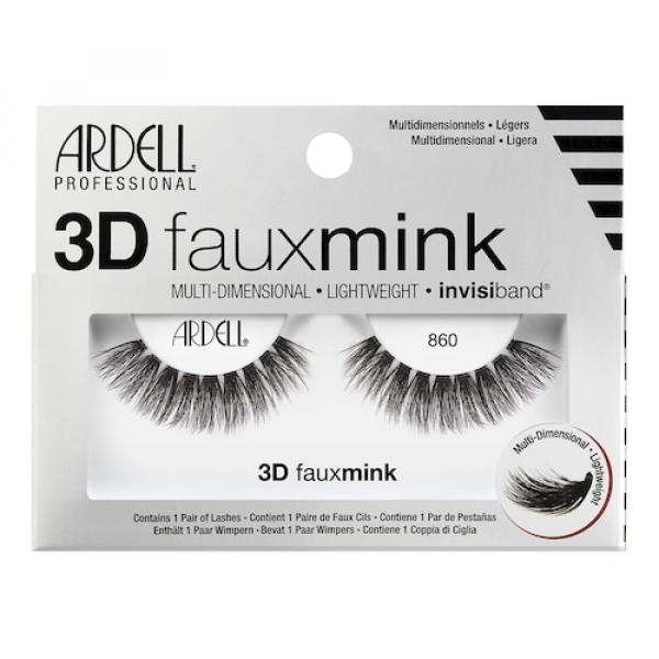 Ardell - 3d Faux Mink 860 - Rzęsy Na Pasku - Faux Mink 860 - Dla Kobiet