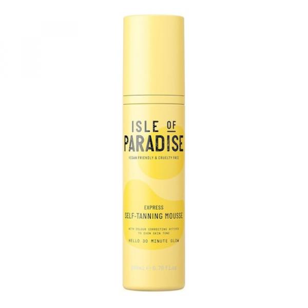 Isle Of Paradise - Samoopalacz W Piance Express - Samoopalacz Do Ciała - Self Tanning Mousse Express 200ml - Dla Kobiet
