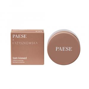 Paese x Krzyszkowska, bronzer w kremie 01, TAN KISSED