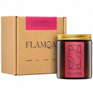 FLAMQA Cranbera świeca zapachowa 180 ml