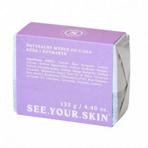 See.your.skin Natrulane mydło do ciała róża i rozmaryn 125 g