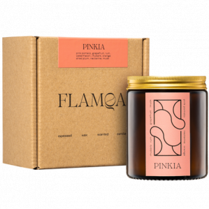 FLAMQA Pinkia świeca zapachowa 180 ml