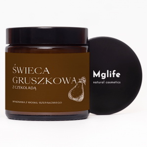 Mglife Świeca gruszkowa z czekoladą 120 ml