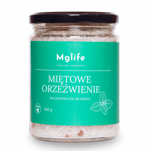 Mglife Miętowe Orzeźwienie Magnezowa sól do kąpieli 540 g