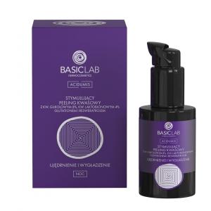 BasicLab Stymulujący peeling kwasowy ujędrnienie i wygładzenie 30 ml