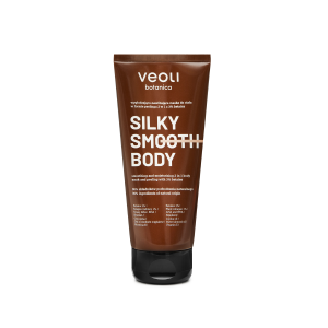 Veoli Botanica Silky Smooth Body - Wygładzająco-nawilżająca maska do ciała w formie peelingu 180 ml
