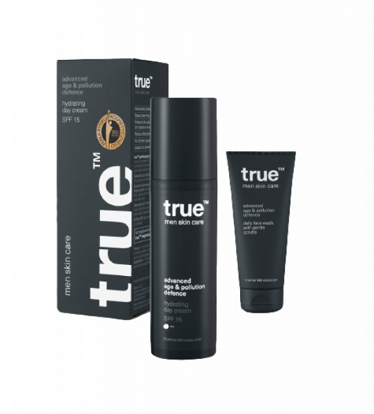 True men skin care Comfort Day zestaw - krem na dzień 50 ml + żel do mycia twarzy 200 ml