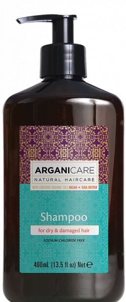 Arganicare Shea Butter Szampon do suchych i zniszczonych włosów 400 ml