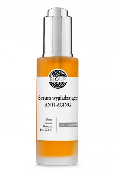 Bioup Serum wygładzające z witaminą C 4% Anti-anging 30 ml OUTLET (data do 01.12.24r.)