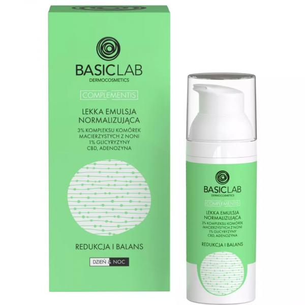 BasicLab Lekka emulsja normalizująca redukcja i balans 50 ml