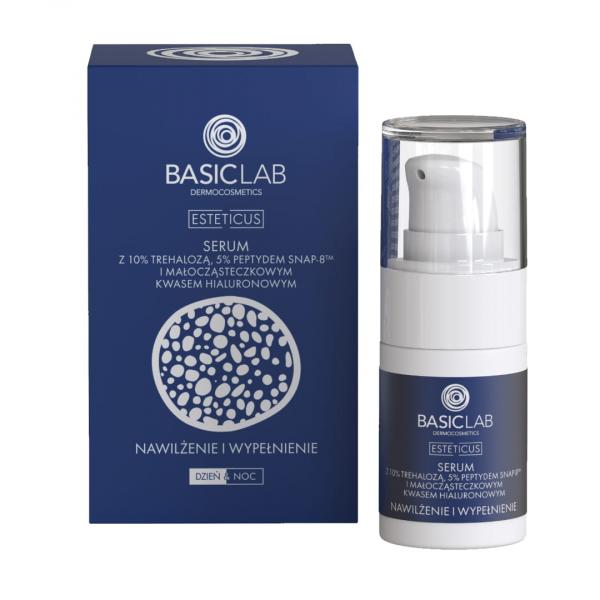 BasicLab Serum z 10% trehalozą nawilżenie i wypełnienie 15 ml