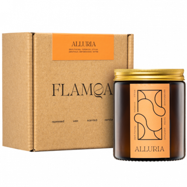 FLAMQA Alluria świeca zapachowa 180 ml