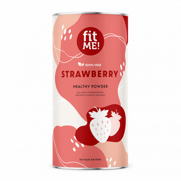 FitMe! Koktajl o smaku truskawkowym - Healthly Powder Stawberry 500g