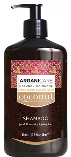 Arganicare Coconut Szampon do suchych i puszących się włosów 400 ml