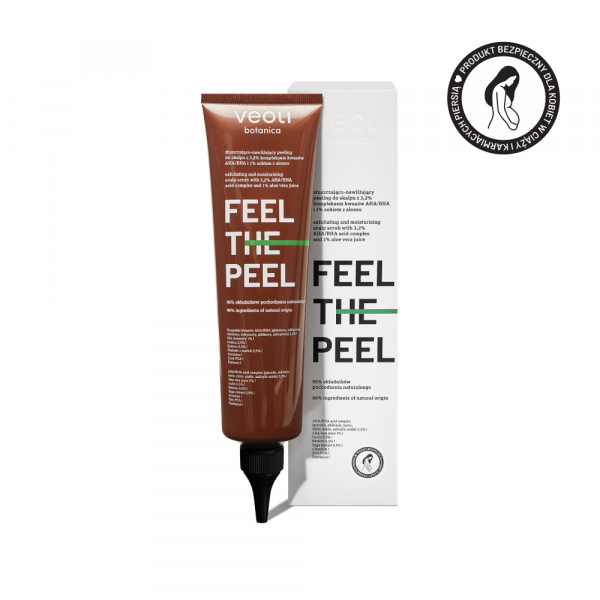 Veoli Botanica Feel the peel złuszczająco nawilżający peeling do skalpu 150 ml