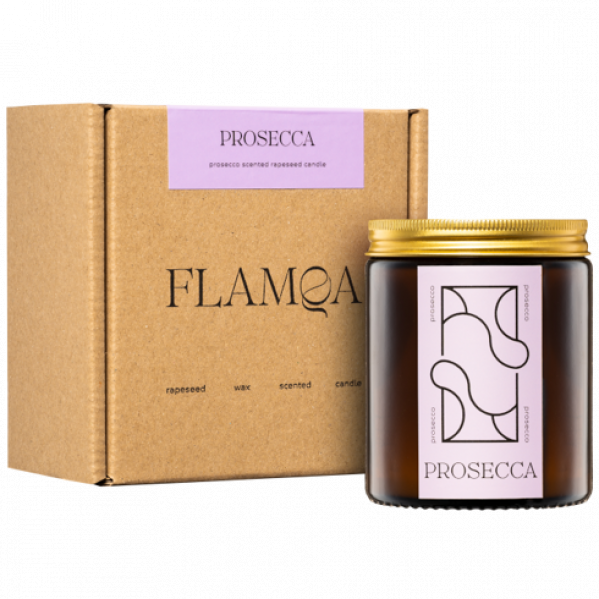 FLAMQA Prosecca świeca zapachowa 180 ml