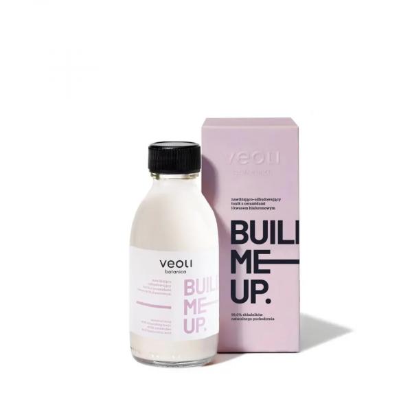 Veoli Botanica Build Me Up - Nawilżająco-odbudowujący tonik z ceramidami i kwasem hialuronowym 150 ml