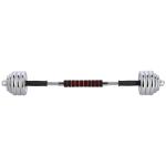 Sztangielki-sztanga w walizce chrom 2 x 15 kg STC30 - HMS