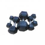 Hantla ogumowana HEX 30 kg - Bauer Fitness