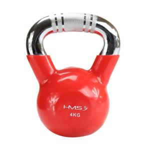 Hantla winylowa żeliwna kettlebell KTC04 4 kg - HMS