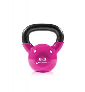 Hantla winylowa żeliwna Kettlebell 6 kg - UpForm