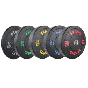 Obciążenie olimpijskie gumowane HTBR15 15 kg - HMS