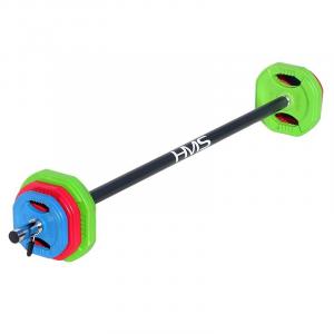 Zestaw SBP20 - sztanga fitness 20 kg do treningu Pump - HMS