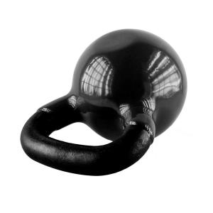 Hantla winylowa żeliwna kettlebell czarna 12 kg - HMS