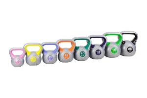 Hantla winylowa bitumiczna Kettlebell 3 kg - Insportline