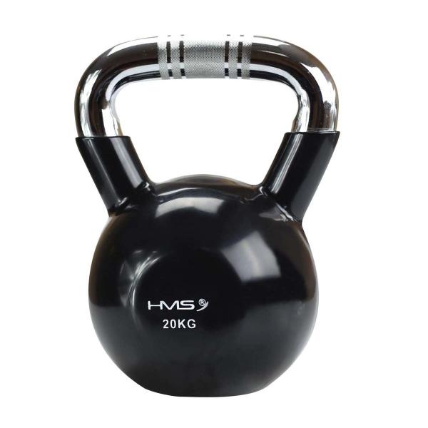 Hantla winylowa żeliwna kettlebell KTC20 20 kg - HMS