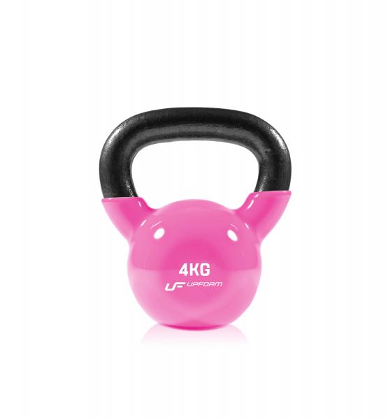 Hantla winylowa żeliwna Kettlebell 4 kg - UpForm