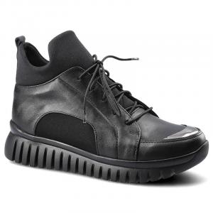 Czarne Sneakersy Damskie Artiker Wygodne Półbuty