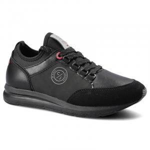 Czarne Sneakersy Cross Jeans Damskie Sportowe Buty