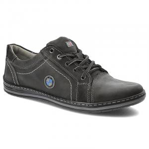Czarne Półbuty Avanti Stylowe Buty Męskie