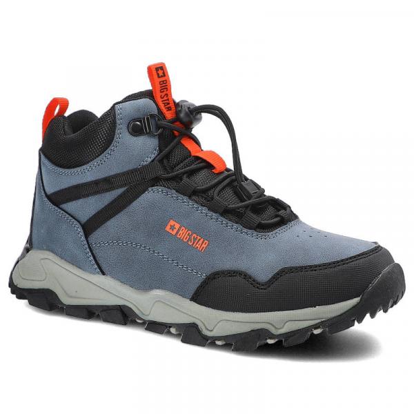 Granatowe Trekkingi Big Star Dziecięce Buty